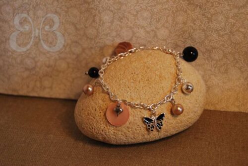 bracelet rose et noir