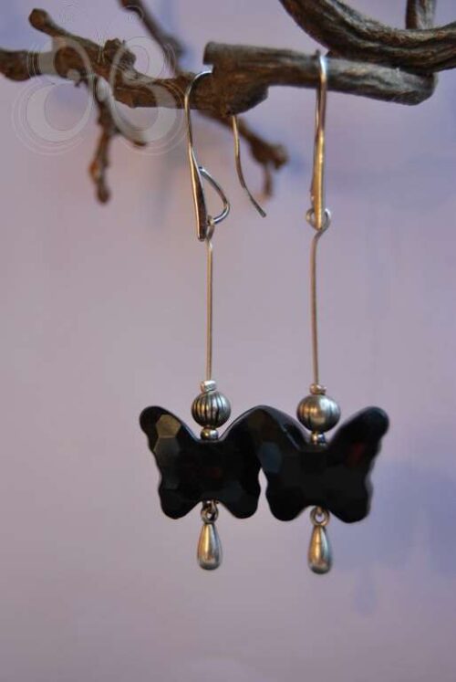 boucles d'oreilles papillon