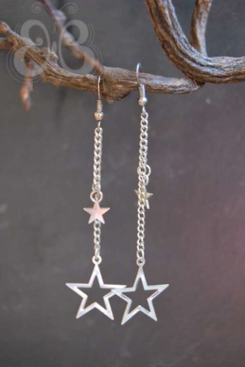 Boucles d'oreilles pluie d'étoile