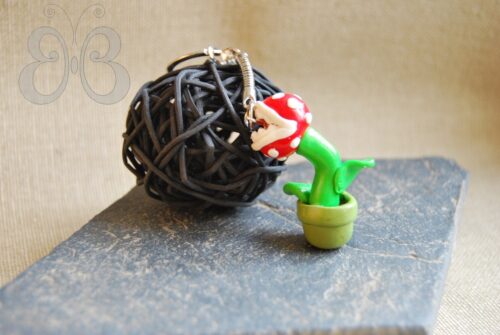 Porte clef plante carnivore "Mario"