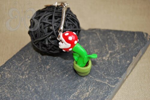 Porte clef plante carnivore "Mario"