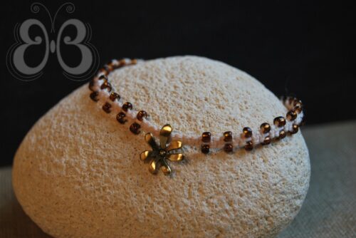 Bracelet macramé Fleur