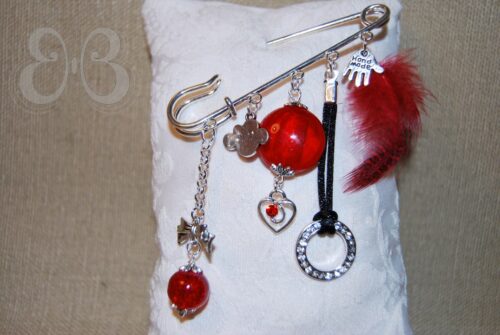 Broche " Amour passion"