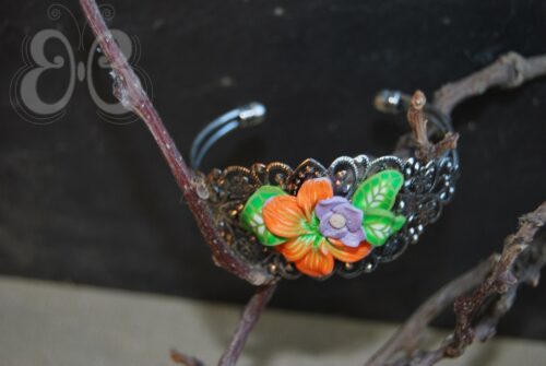 Bracelet rigide flower