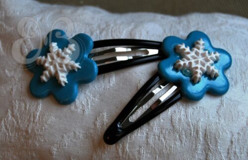 Barrette "Reine des neige"