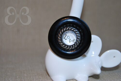 Bague cabochon love