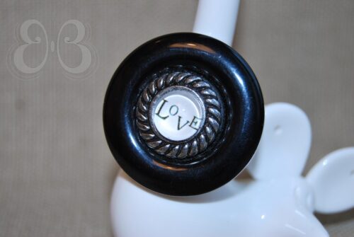 Bague cabochon love