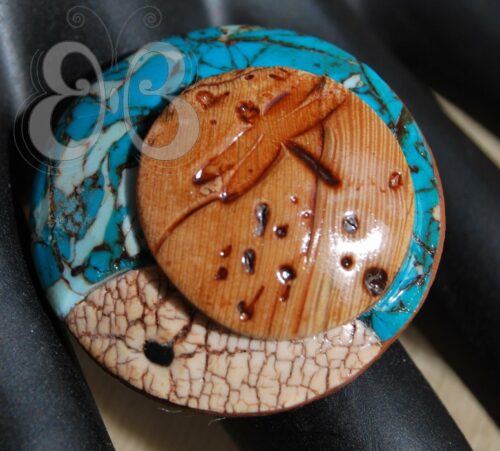 Bague ethnique "retour à la terre"