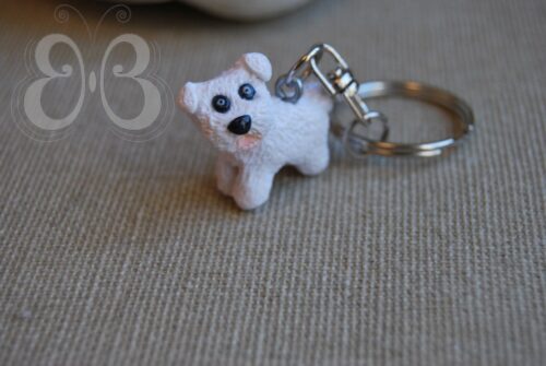 porte clé "bichon"