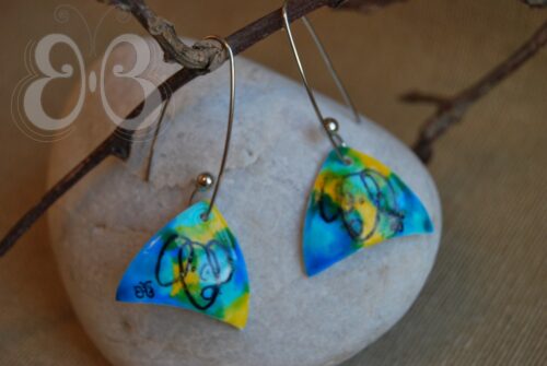 Boucles d'oreilles dessin de chien