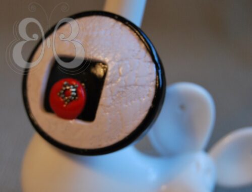 Bague graphique dentelle