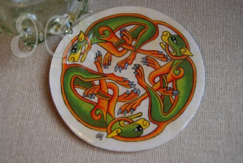 Dessous de verre "chiens celte"