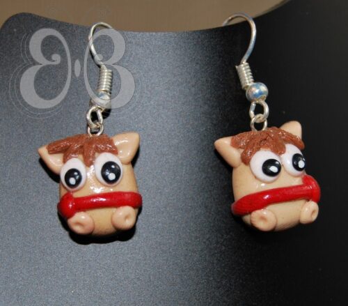 Boucles d'oreilles cheval