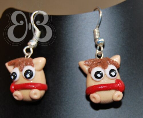 Boucles d'oreilles cheval