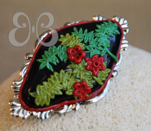 Broche fougère