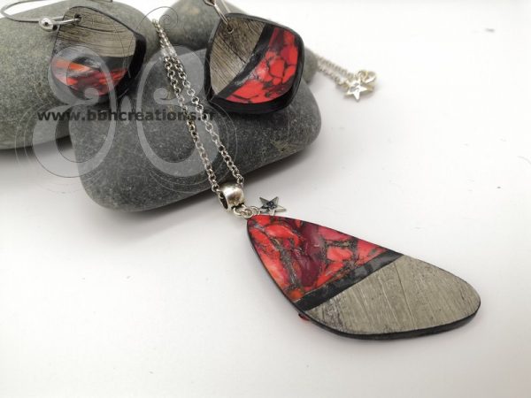 Collier réversible 2 en 1 collection "marin"